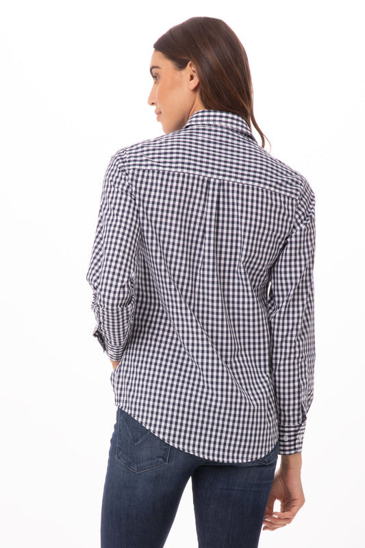 Gingham Female Dress Shirt