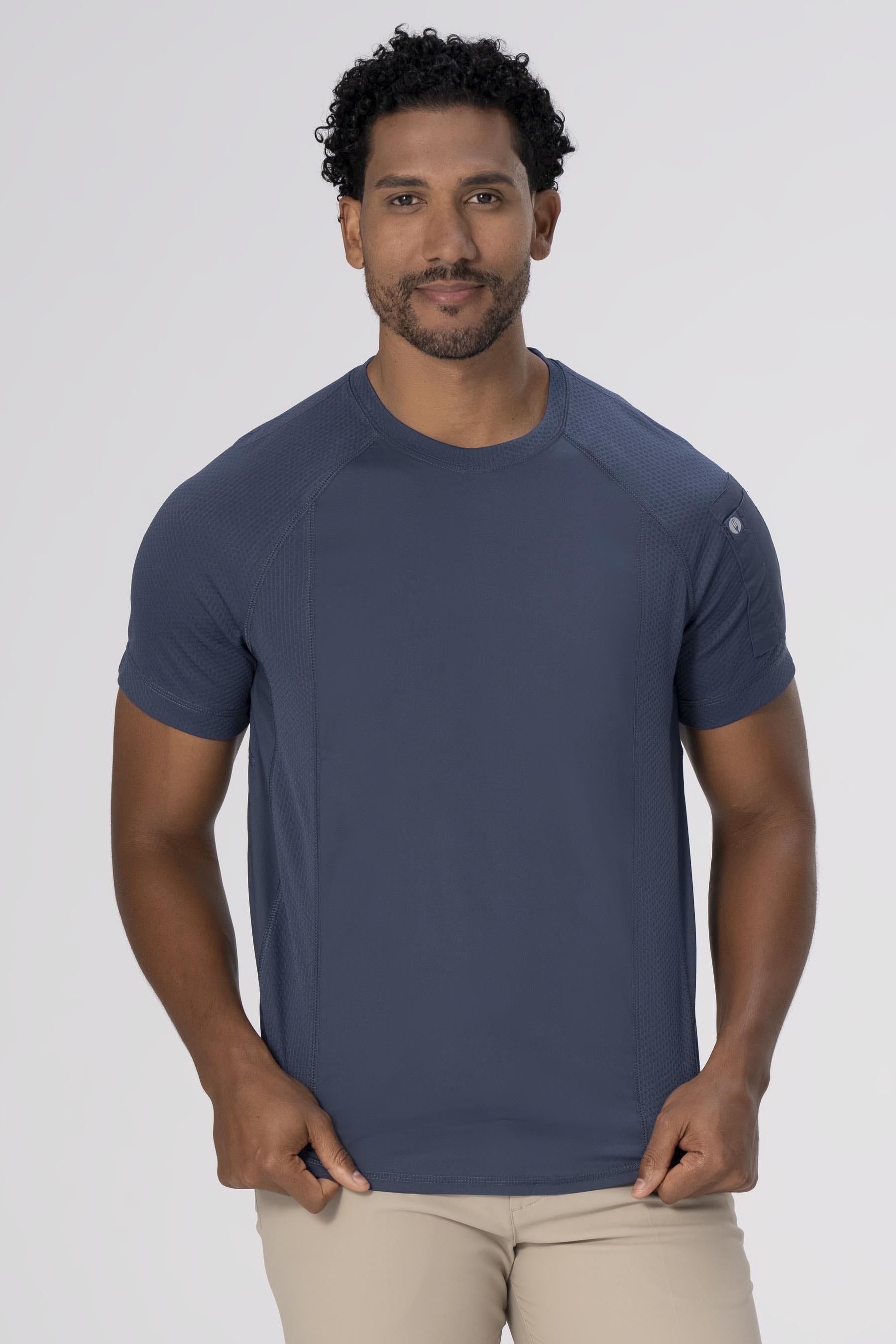 ARYES CREW SHIRT S/S /AIR FORCE BLUE /3XL
