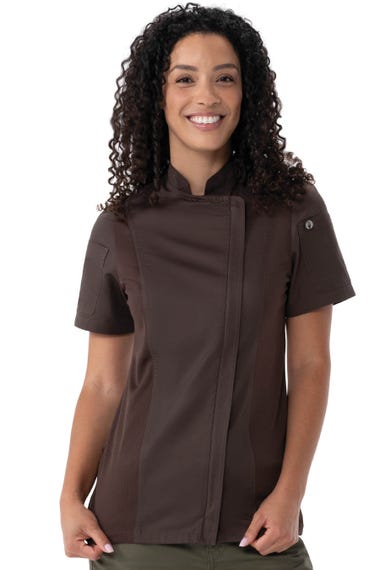 COAT-ESS-WOMEN-SPRINGFLD-S/S /ESPRESSO/L