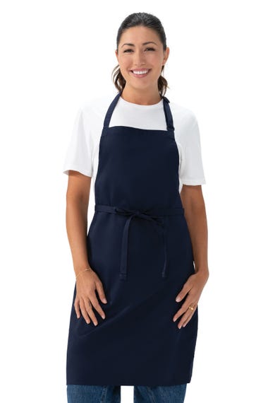 NO POCKET BIB APRON/NAVY/0