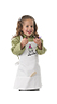 APRON KID w/scrn "grill" /WHITE/0