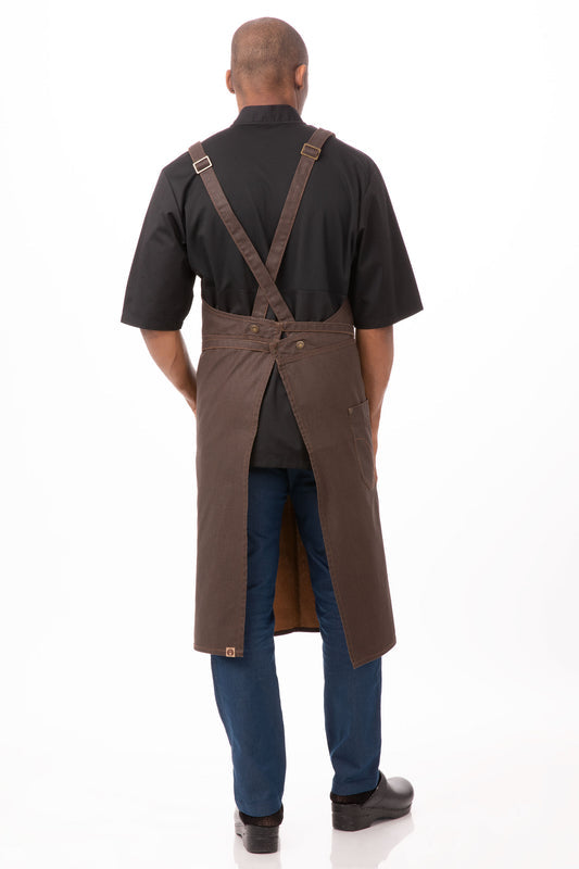 Galveston Cross-Back Bib Apron