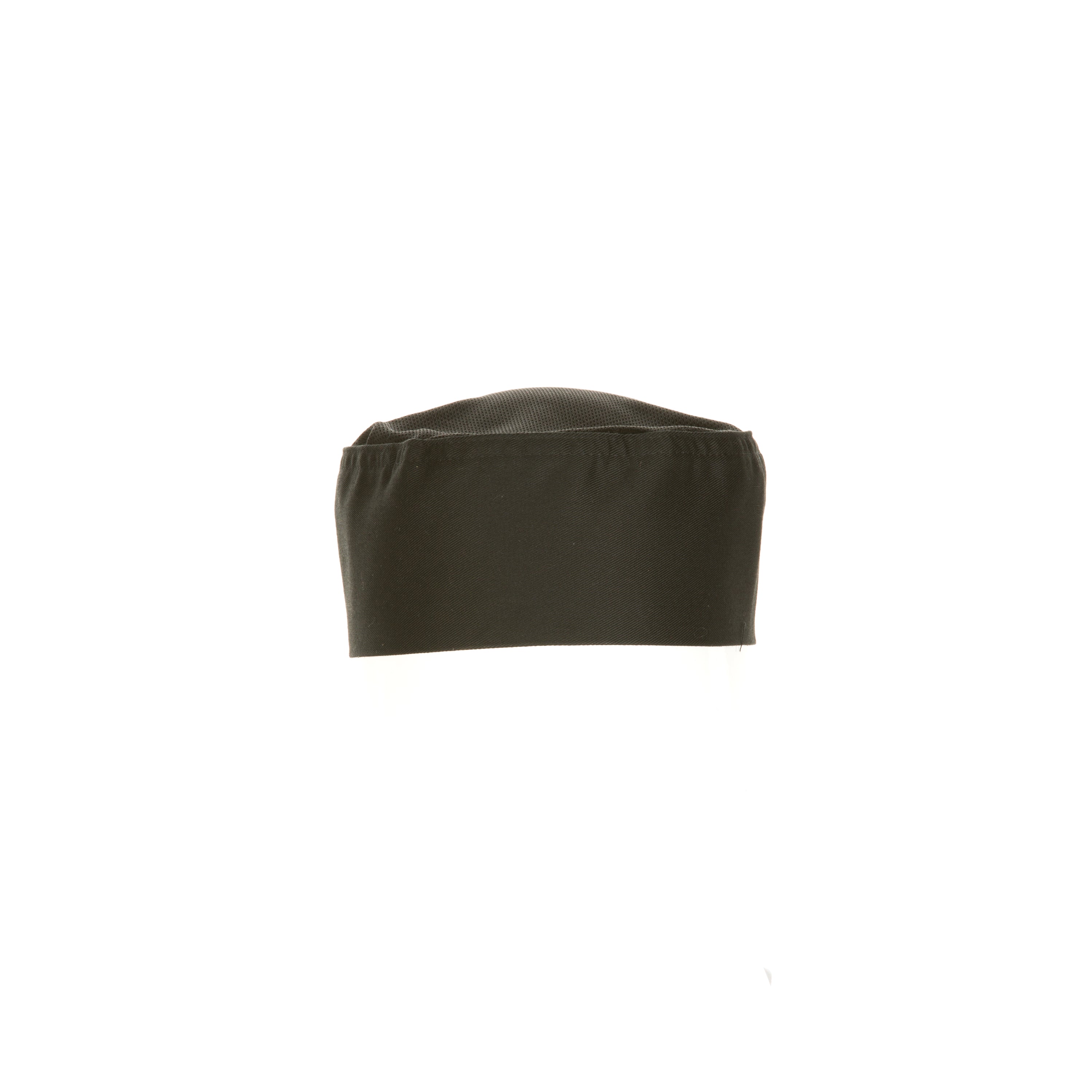 Black Double-Rimmed Chef Beanie
