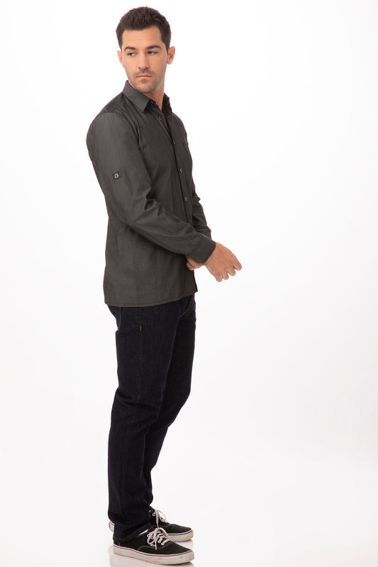 Detroit Long Sleeve Denim Shirt