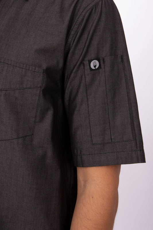Detroit Short Sleeve Denim Shirt
