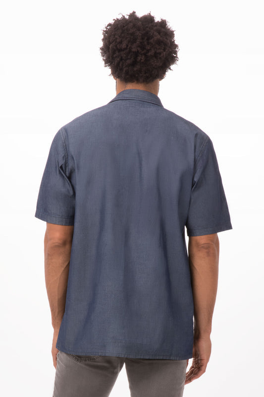 Detroit Short Sleeve Denim Shirt